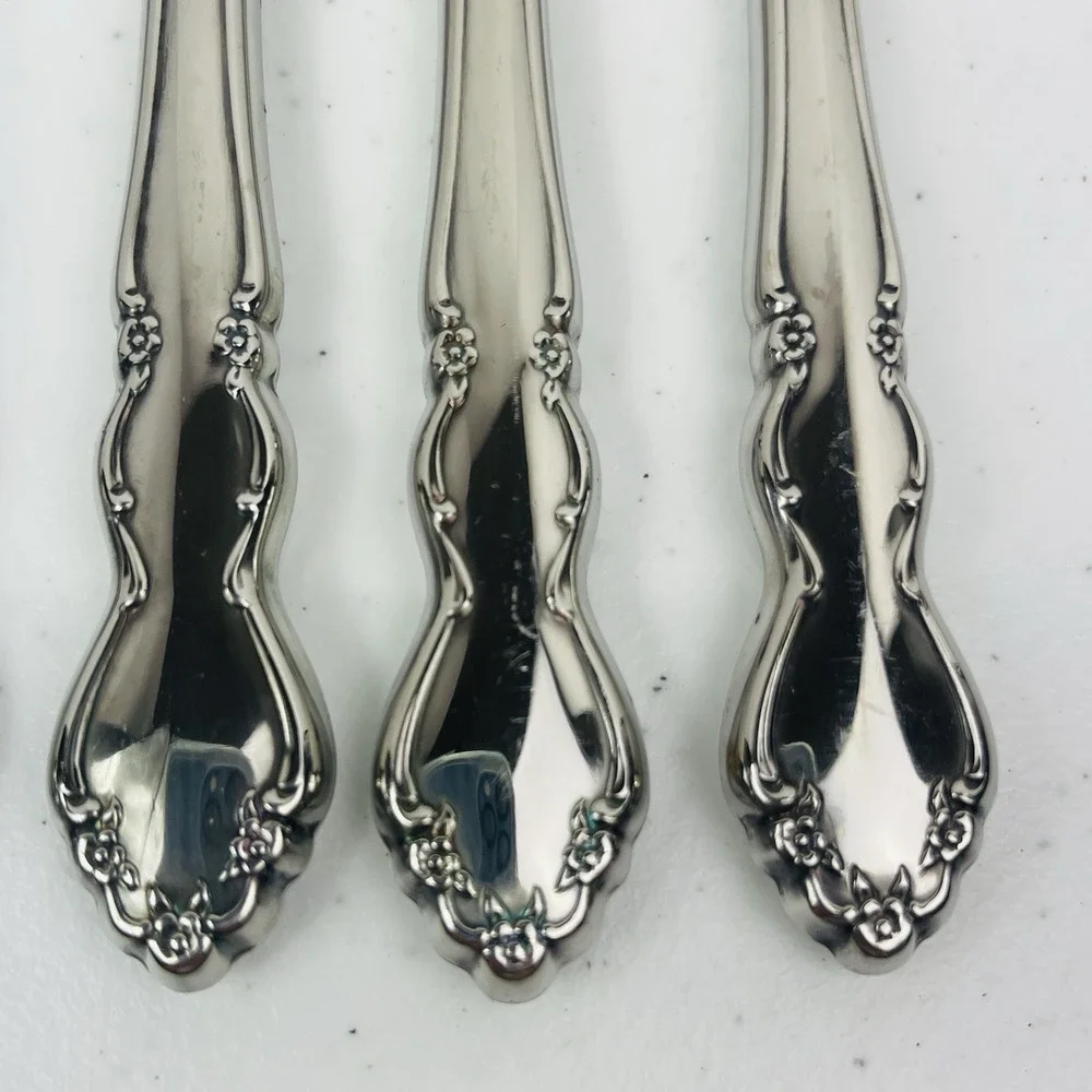 Oneida Dover Dinner Knives Hollow Set‎ of 5 Stainless 9